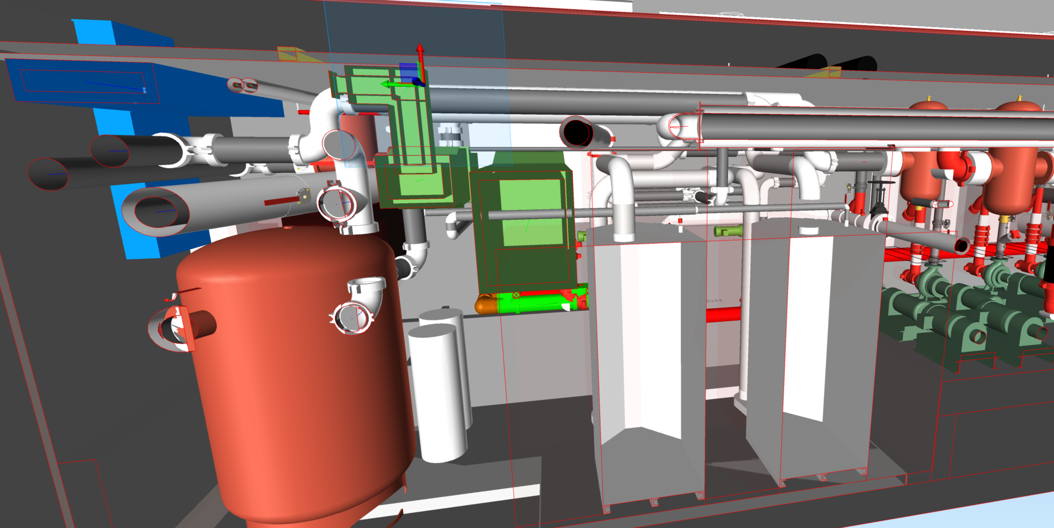 Ductwork coordination layout
